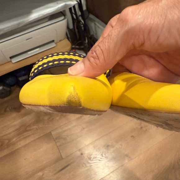 Malone Souliers X ROKSANDA 37/5 ITALY Yellow and Black Mules - Picture 14 of 15